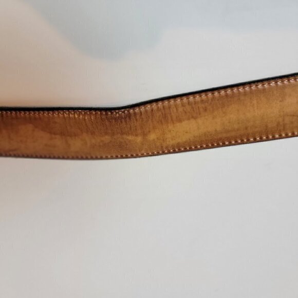 Belts by Herb Black Snakeskin Belt w/ Sterling Silver Overlay – Size 37 - Picture 7 of 7